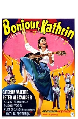 Bonjour Kathrin  Poster with Hanger