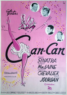 Can-Can Wooden Framed Poster
