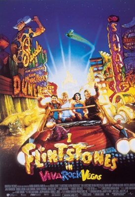 The Flintstones in Viva Rock Vegas Canvas Poster