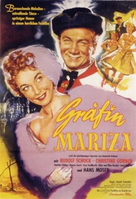 Gräfin Mariza Wooden Framed Poster