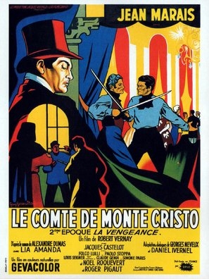 Le comte de Monte-Cristo Wooden Framed Poster