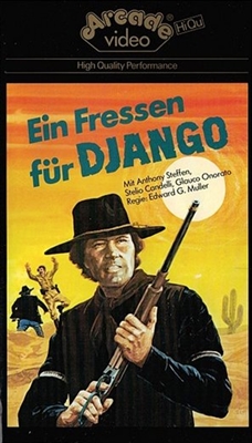 W Django! Wooden Framed Poster