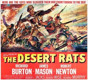The Desert Rats Wooden Framed Poster