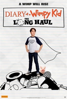 Diary of a Wimpy Kid: The Long Haul Wooden Framed Poster