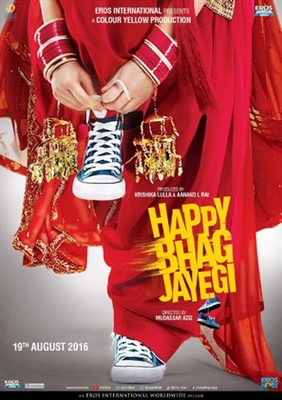 Happy Bhaag Jayegi  Metal Framed Poster