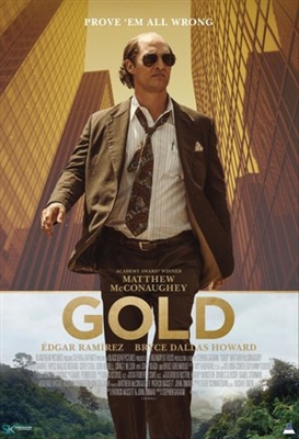 Gold  Wooden Framed Poster