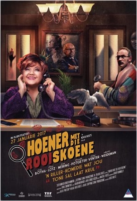 Hoener met die Rooi Skoene Poster with Hanger