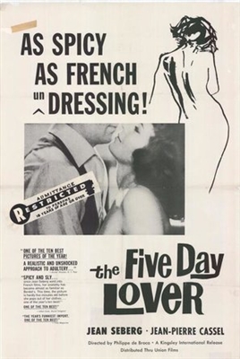 L'amant de cinq jours  Wooden Framed Poster