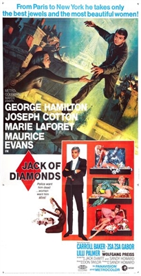 Jack of Diamonds Metal Framed Poster