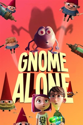 Gnome Alone Poster with Hanger