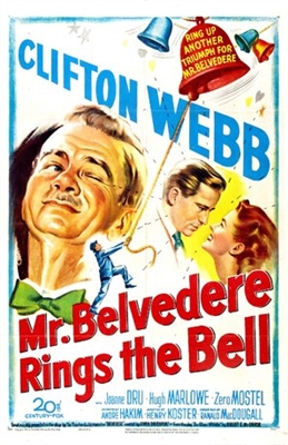 Mr. Belvedere Rings the Bell Wooden Framed Poster
