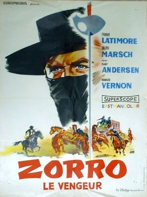 La venganza del Zorro Metal Framed Poster