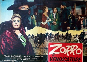 La venganza del Zorro Metal Framed Poster