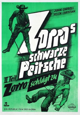 Zorro Rides Again poster