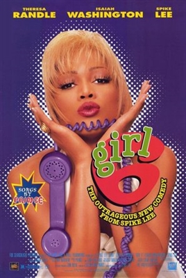 Girl 6 Poster with Hanger