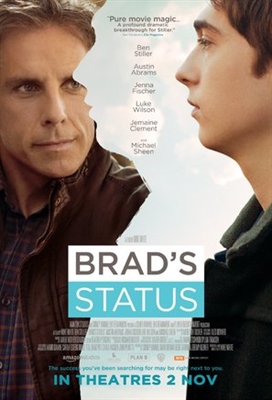 Brad's Status Wooden Framed Poster