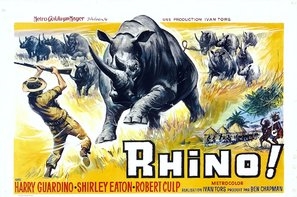 Rhino! Metal Framed Poster