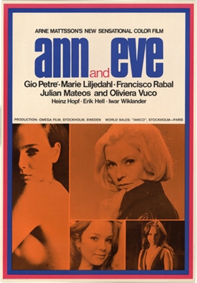 Ann och Eve - de erotiska Metal Framed Poster