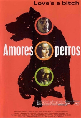 Amores Perros Wooden Framed Poster