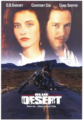 Blue Desert Canvas Poster