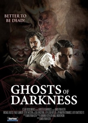 Ghosts of Darkness Wooden Framed Poster