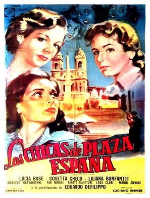 Le ragazze di Piazza di Spagna Wooden Framed Poster