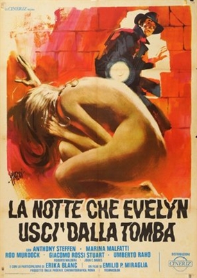 La notte che Evelyn uscì dalla tomba Poster with Hanger