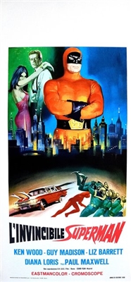 L'invincibile Superman Metal Framed Poster