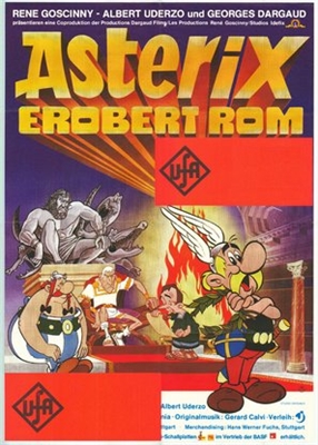 Les douze travaux d'Astérix Metal Framed Poster