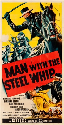 Man with the Steel Whip Canvas Poster
