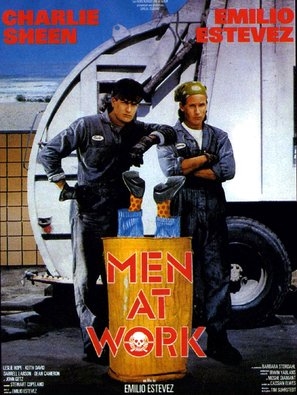 Men At Work Poster with Hanger