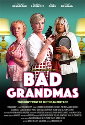 Bad Grandmas Wooden Framed Poster