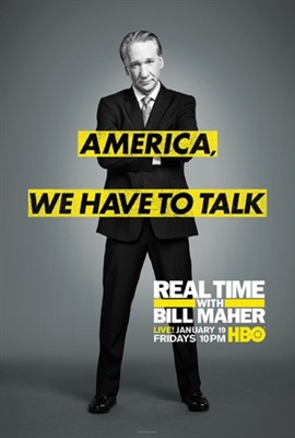 Real Time with Bill Maher Canvas Poster