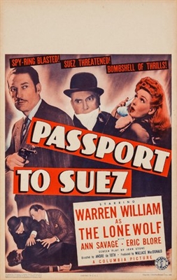 Passport to Suez pillow