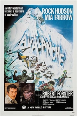 Avalanche Wooden Framed Poster