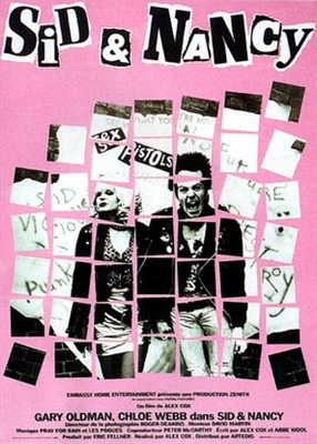Sid and Nancy Wooden Framed Poster