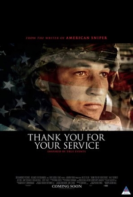 Thank You for Your Service Poster with Hanger