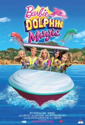 Barbie: Dolphin Magic Wooden Framed Poster