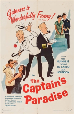 The Captain's Paradise Poster with Hanger