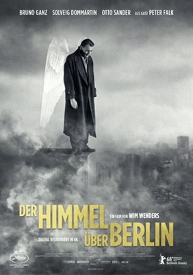Der Himmel über Berlin Wooden Framed Poster