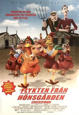Chicken Run Metal Framed Poster