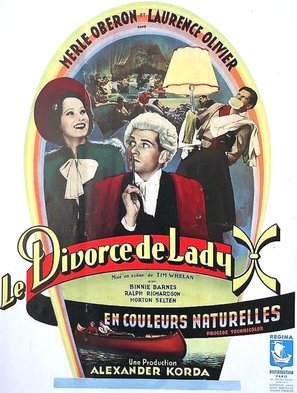 The Divorce of Lady X poster
