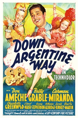 Down Argentine Way Canvas Poster