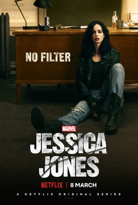 Jessica Jones Wooden Framed Poster