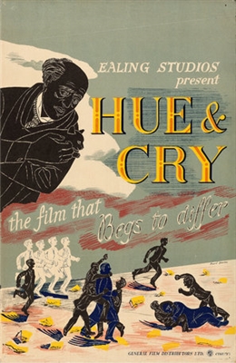 Hue and Cry Wooden Framed Poster