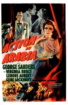 Action in Arabia Poster with Hanger