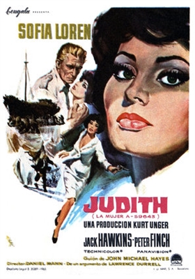 Judith Wooden Framed Poster