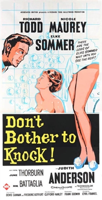 Don't Bother to Knock Metal Framed Poster