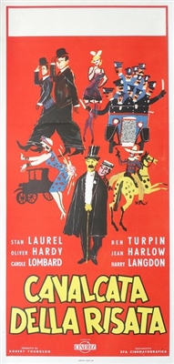 The Golden Age of Comedy Canvas Poster