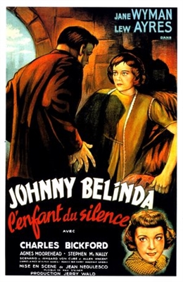 Johnny Belinda Poster with Hanger